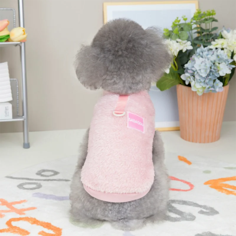 Winter Dog Fleece Vest Warm Soft Pullover for Small Dogs Kitten Clothes Puppy Coats Pet Jacket Chihuahua French Bulldog Costumes