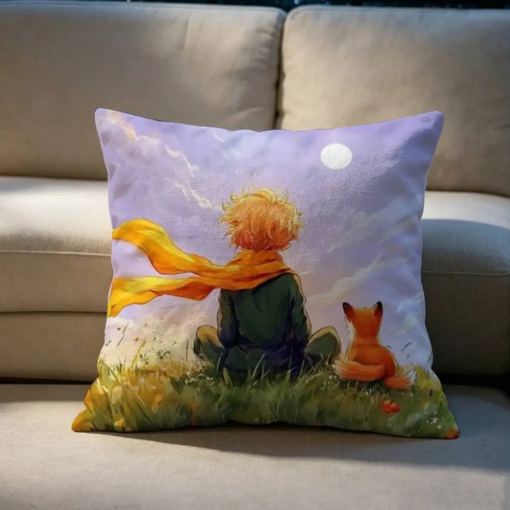 Classic Little Prince Solitude(1) Pillow cover Soft Microfiber Pillowcase Home Sofa Decor Surprise Decorative printed.