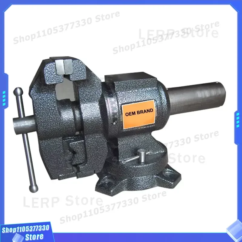 4 Inch 5 Inch 6 Inch Multi Function Swivel Base Table Vice Newly Designed Rotating Clamp For Woodworking Metal Drilling