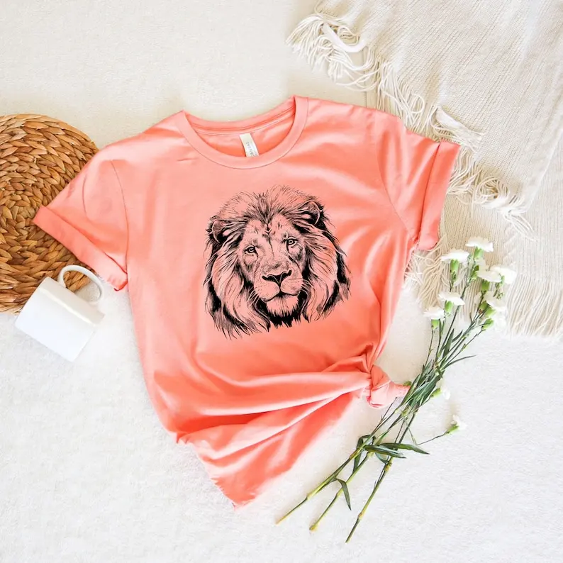 Lion face shirt,majestic Lion Shirt,wild Lion shirt,animal lover shirt,animal shirt,animal face shirt,African Tribal shirt,zoo s