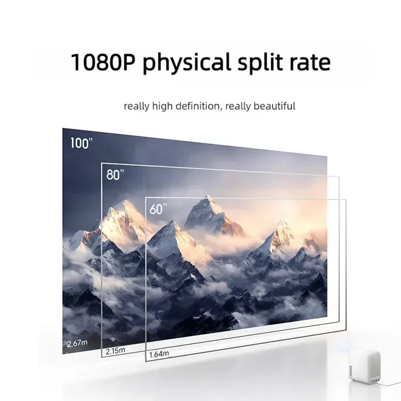 Xiaomi Redmi Projector Lite ToF Autofocus Smart Mini Projector Support HD 1080P Projector Home Cinema Portable Bluetooth Speaker