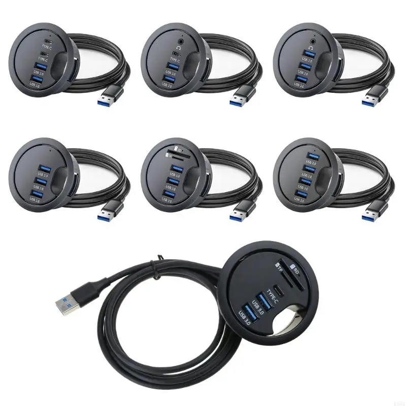 

R58F USB Desk Gromte Hole USB Монтаж настольного стола настольный отверстие для настольного отверстия настольное отверстие