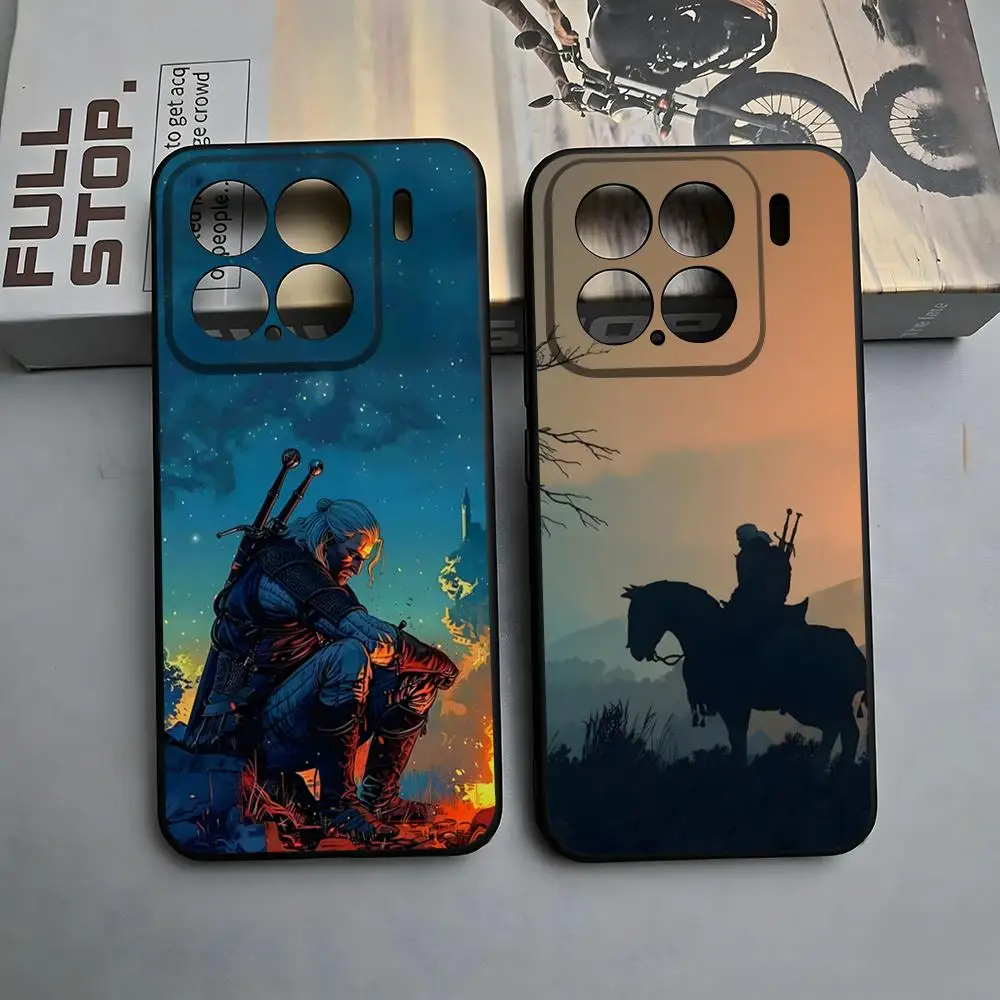 Game The R-Witcher Handyhülle für Xiaomi 17 15 14 13 12 Mi 11 Ultra T Pro Lite, schwarze Softshell-Hülle