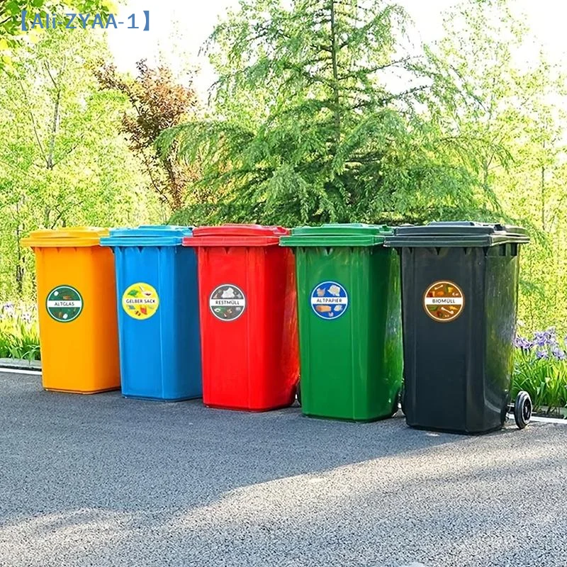 【ZYAA-1】Recycling Trash Can Sticker For Easy Garbage Classification Waterproof Suitable For Communities Families, Offices view 5