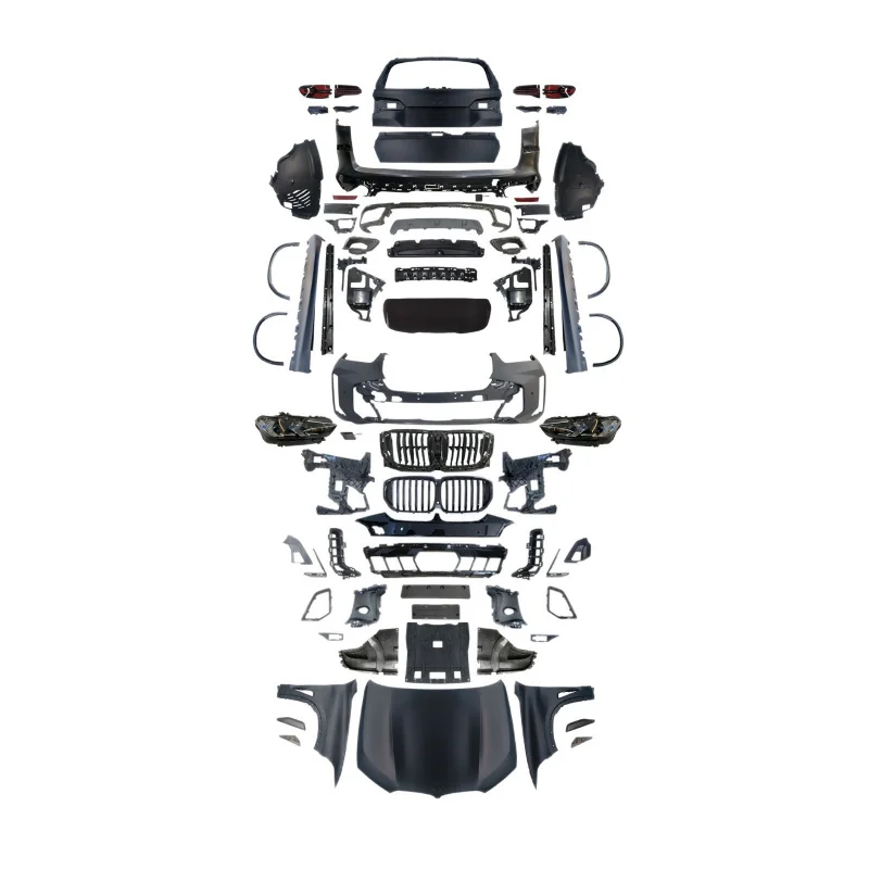 

Подходит для BMW X5 (модель F15, обновленная до новой модели), модифицированная под 2023 X5M/MT: фары, задние фонари, капот и дверь багажника.