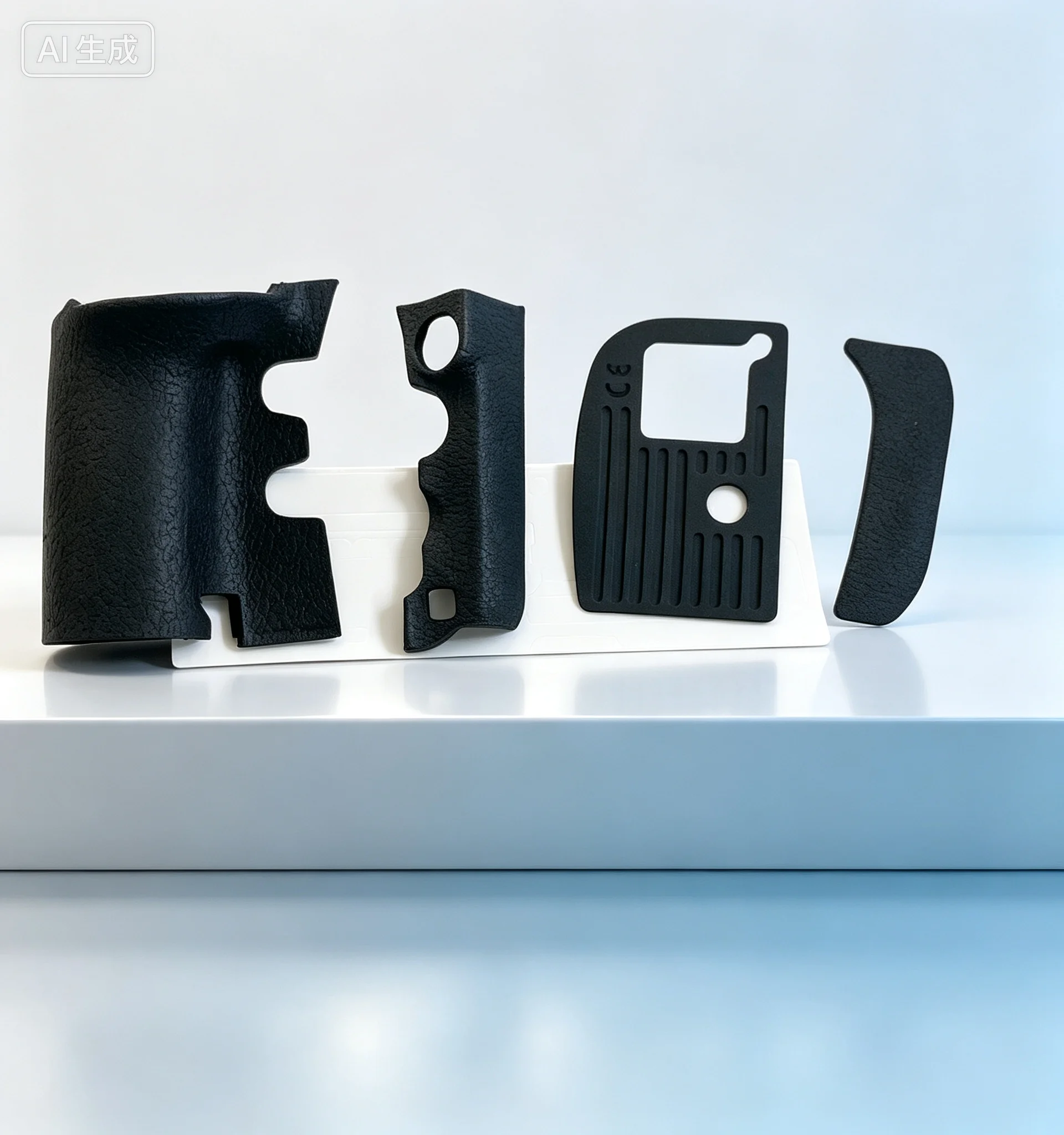 Parts for Nikon D800 D800E Camera Grip Rubber 4pcs Set With Adhesive