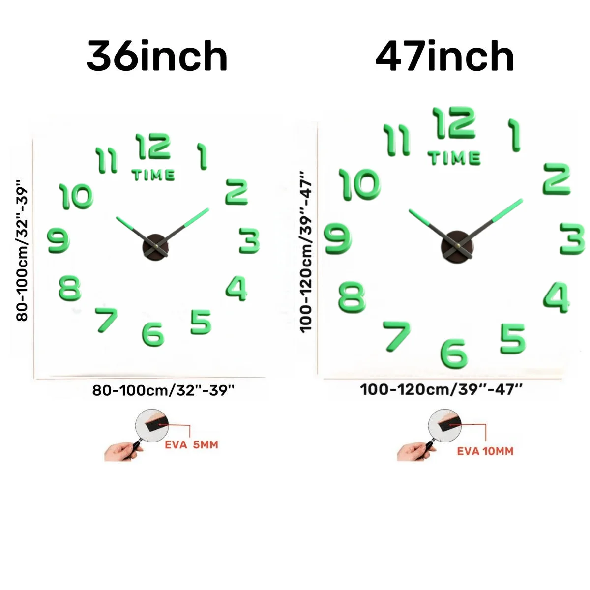 2026 Modern Design Large Wall Clock 3D DIY Quartz Clocks Fashion Watches Acrylic Mirror Stickers Living Room Home Decor Horloge