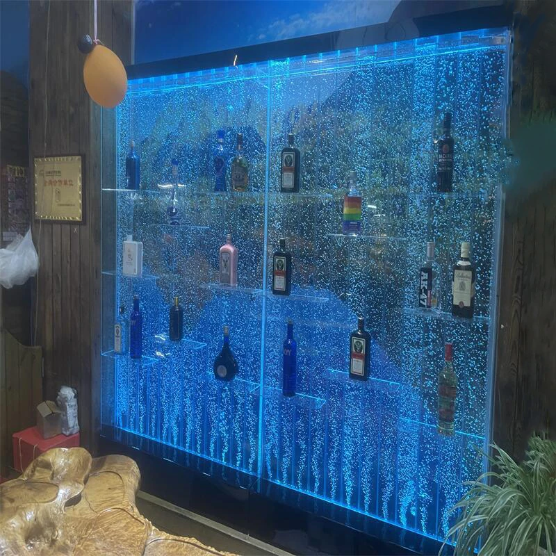 Customization.Custom Large-scale Acrylic Water Bubble Wall Screen Acrylic Water Curtain Fountain