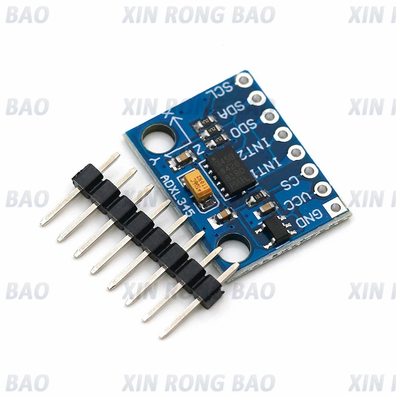 GY-291 ADXL345, módulo de inclinación de gravedad digital de tres ejes, transmisión IIC SPI para Arduino