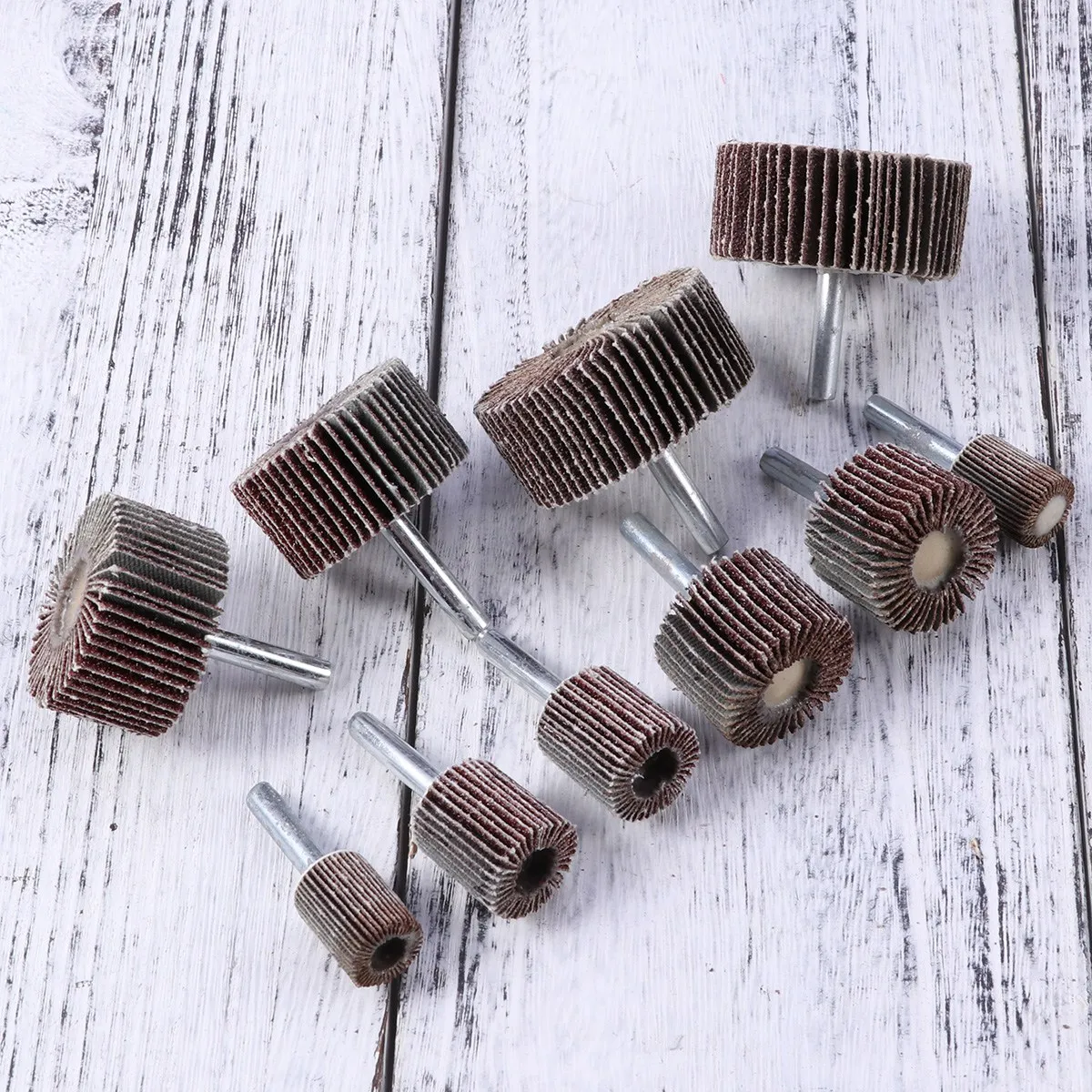 

10PCS Flap Disc Grinding Wheels Heavy Duty Abrasive Sanding Discs for Rust Removal Aluminum Enhanced