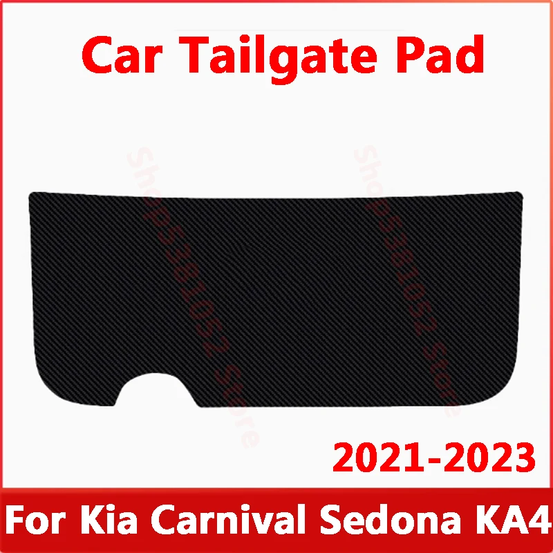 

For Kia Carnival Sedona KA4 2021 2022 2023 Car Trunk Tailgate Mat PU Leather Waterproof Trunk Guard Stain-Resistant Accessories