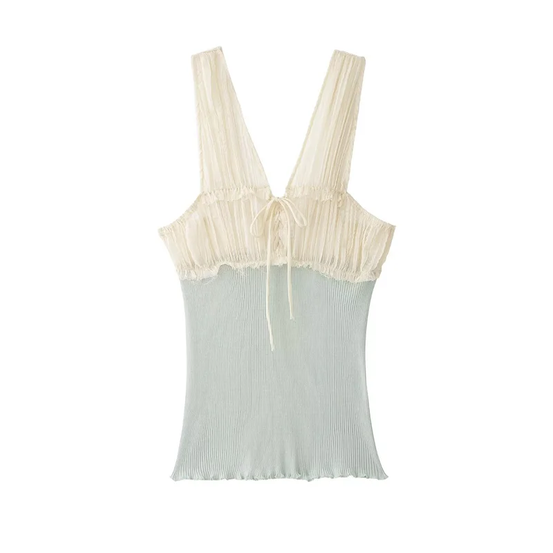 

Летние женские топы-камзолы в стиле пэчворк 2026: Новая модная элегантная женская одежда без рукавов