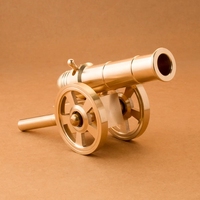 Home Brass Cannon Military Cannon Model Military Souvenir Room Feng Shui Gift Decoration Home Office Crafts