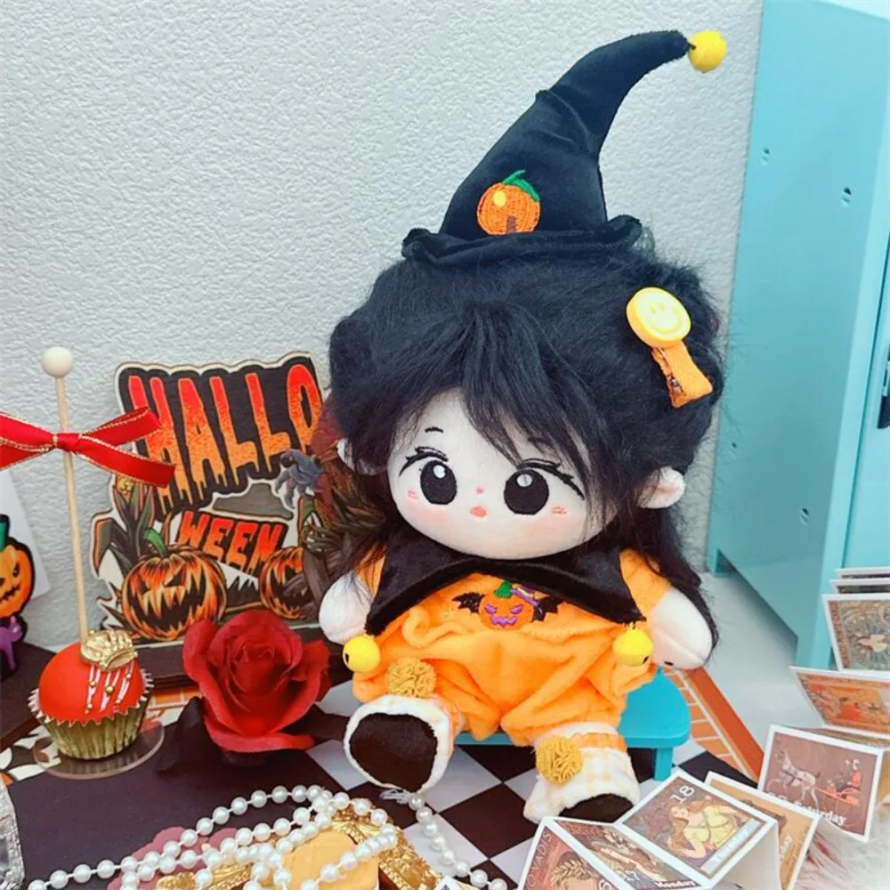 

Skeletonless Halloween Suit Stuffed Soft Idol Pumpkin Suit 20cm Cute Pumpkin Custom Suit Clothes Accessory
