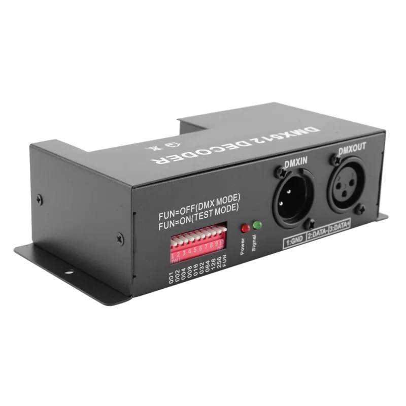 Y51A-4 Saluran DMX Dekoder RGBW PWM DMX512 Dimmer Driver RGBW LED Strip Lampu Controller Input 12V-24V DC