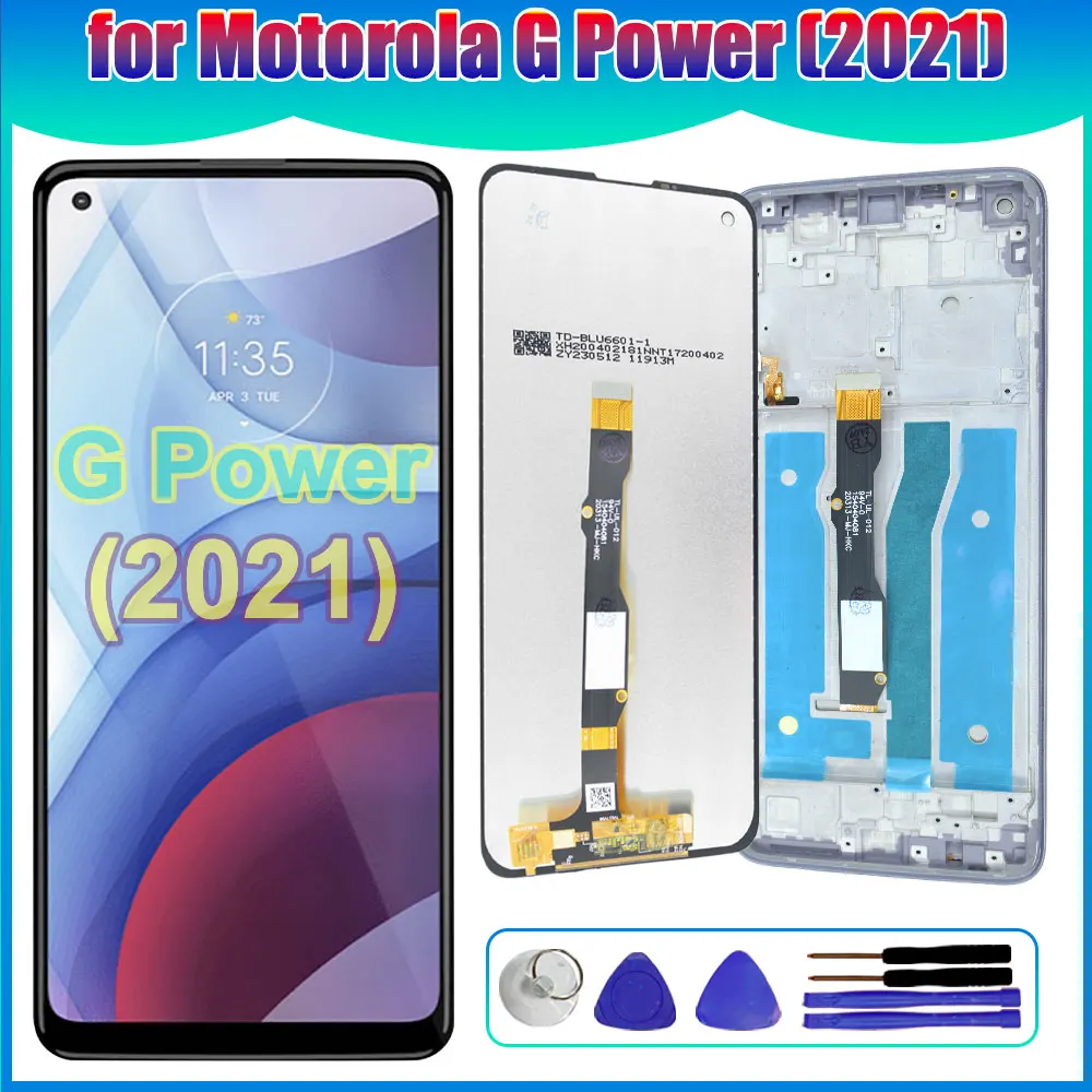 LCD for Motorola Moto G Power 2021 LCD Display Touch Screen Digitizer Assembly for Moto G Power 2021 XT2117 Mobile Phone