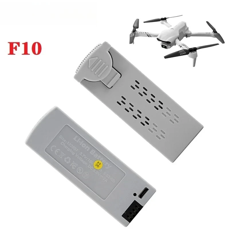 Akumulator LIPO do drona F10 6K HD GPS z zdalnym sterowaniem, części zamienne, bateria 3.7V 1600mAh do quadkoptera RC F10 6K