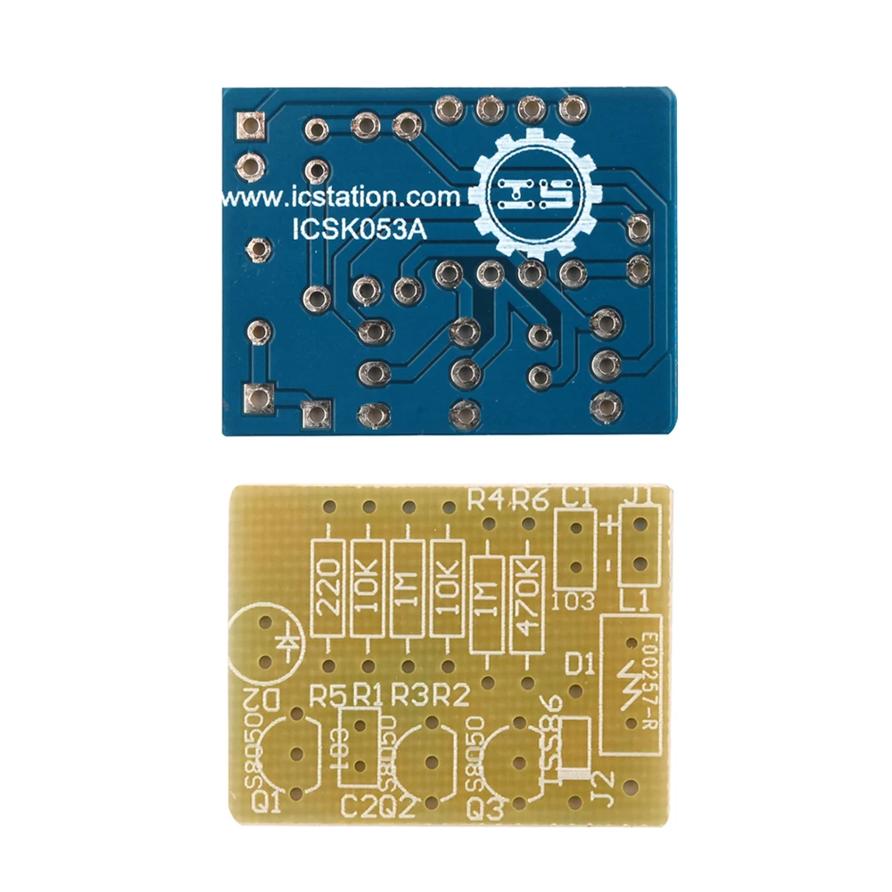 1/2PCS Sinal Do Telefone Móvel Flash Light DIY Kit 3-12V LED Light Emitting Tube Module Poder Eletrônico DIY Kit Diversão