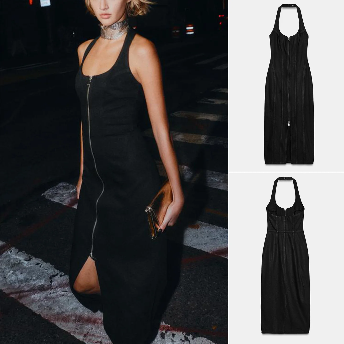 Col en Denim pour femmes, Midi Dr, tissu Polyester décontracté, Svel, Slim Fit, adapté aux déplacements, nouvelle collection hiver