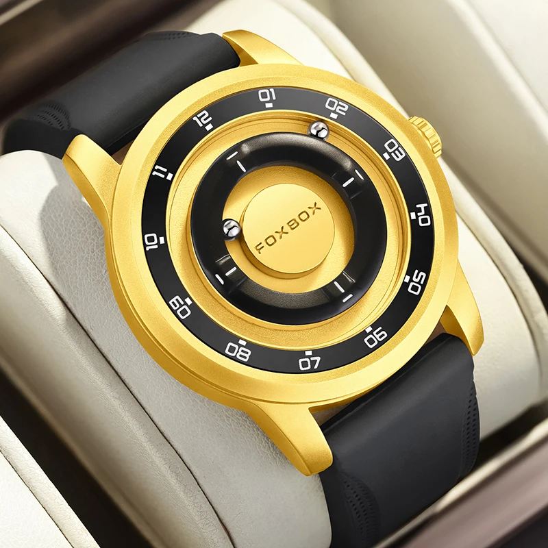 Men's Fashion Quartz Watch with Magnetic Force Quartz
