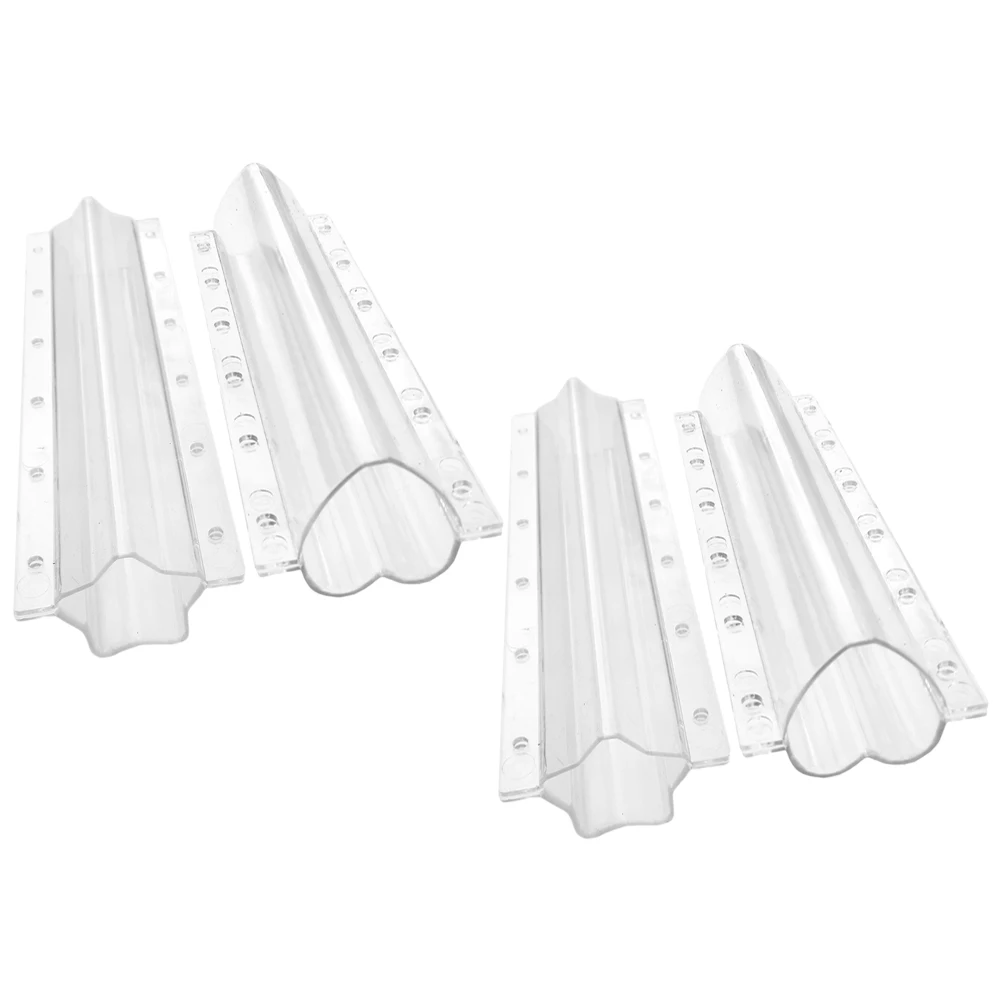 

4pcs Cucumber Mold Star Heart Shape Vegetable Growing Molds Transparent Shaping Kits Fruit Gardening Accessories