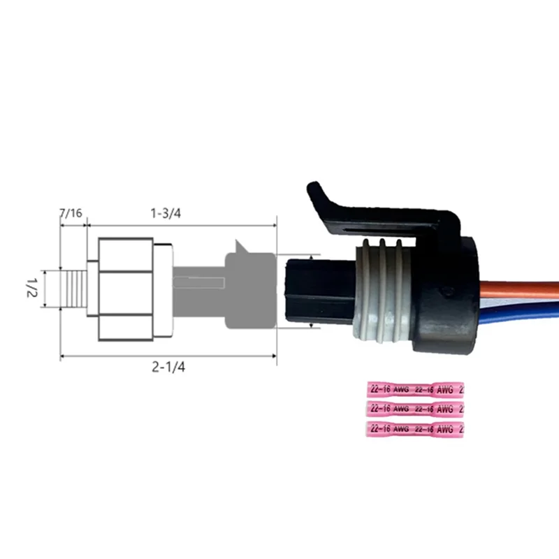 ABPP-3 دبوس إصلاح ICP EBP تسخير لفورد Powerstroke 6.0L و 7.3L ICP ضفيرة 1994-2010 5C3Z12224A استبدال قطع الغيار