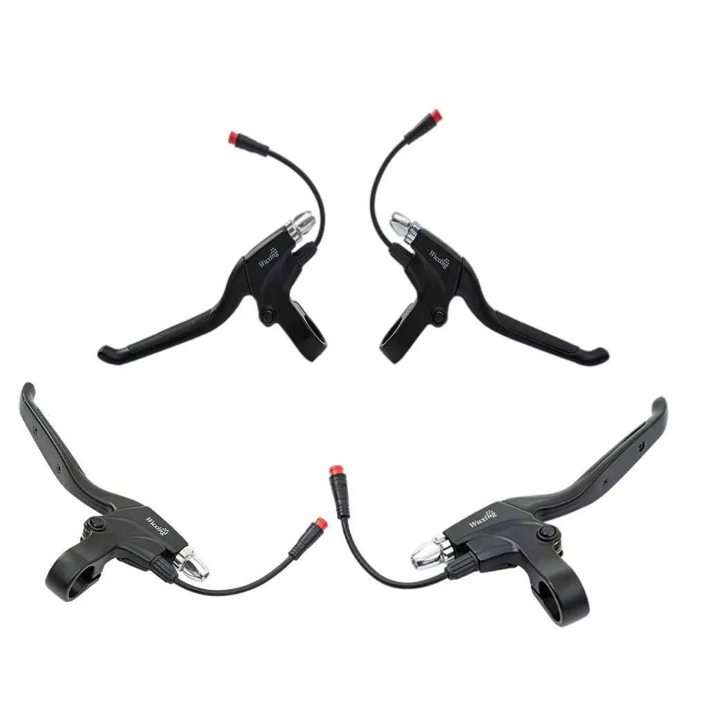 

Электрический тормозной рычаг, водонепроницаемый противоскользящий левый/правый мини-электрический тормозной руль скутера, аксессуары для 22 мм электронного велосипеда