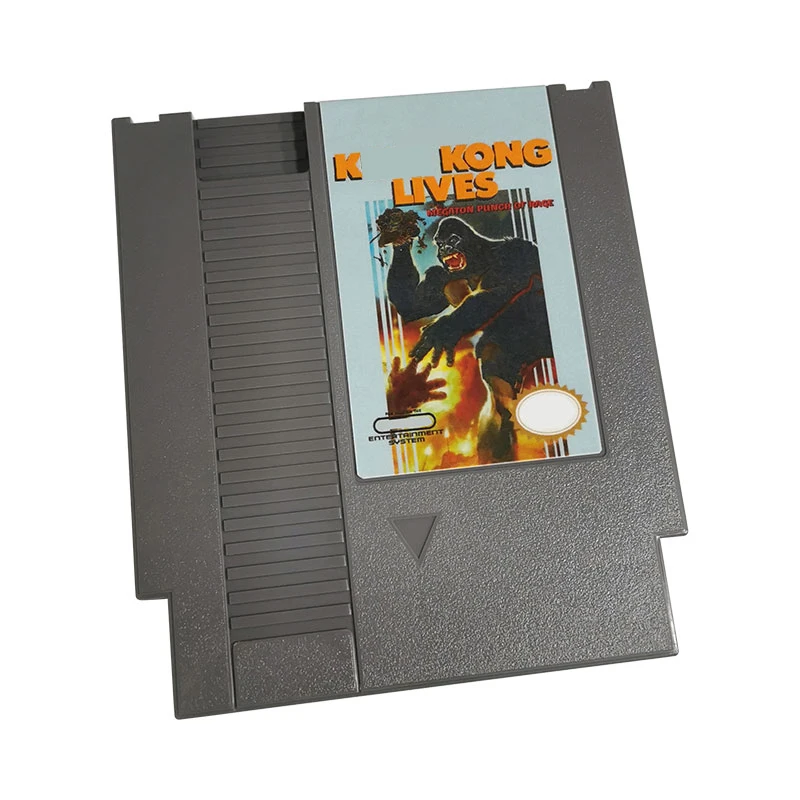 

K Kong Lives: Megaton Punch Of Rage NES Cartridge 72 Pin Retro Classic Video Game Card For 8 Bit Entertainment System Console