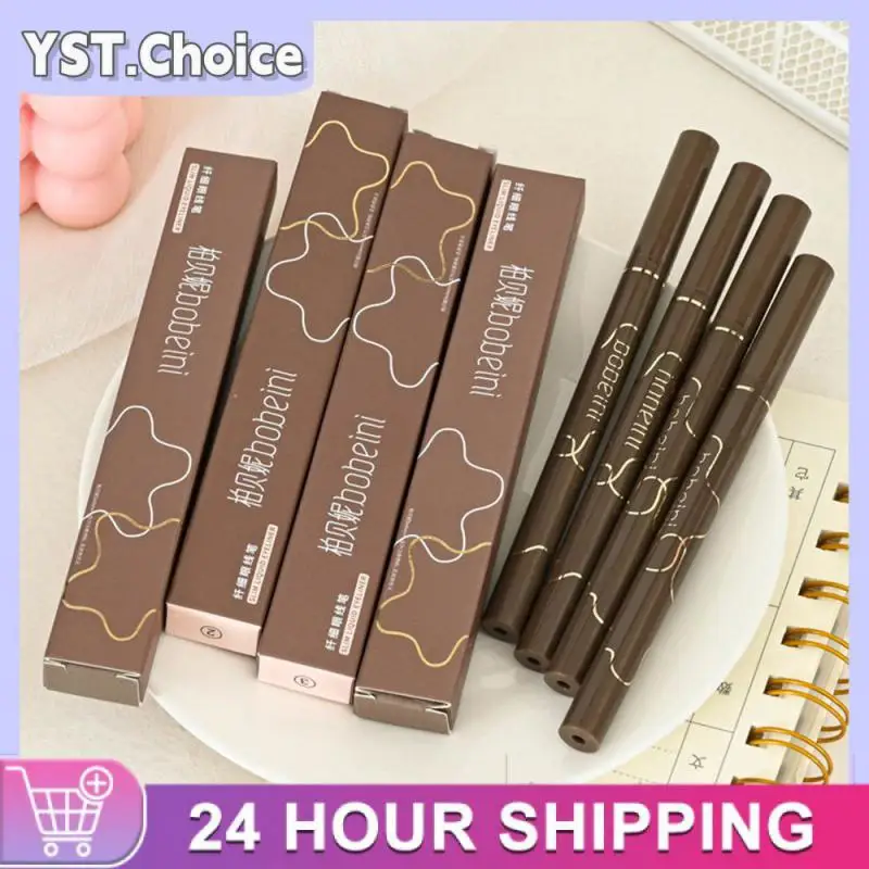 Brown Eyeliner Pen 4 Color Codes Fine And Smooth Texture Precise Drawing Smooth And Durable Thin Nib Eye Makeup Eyeliner Pen