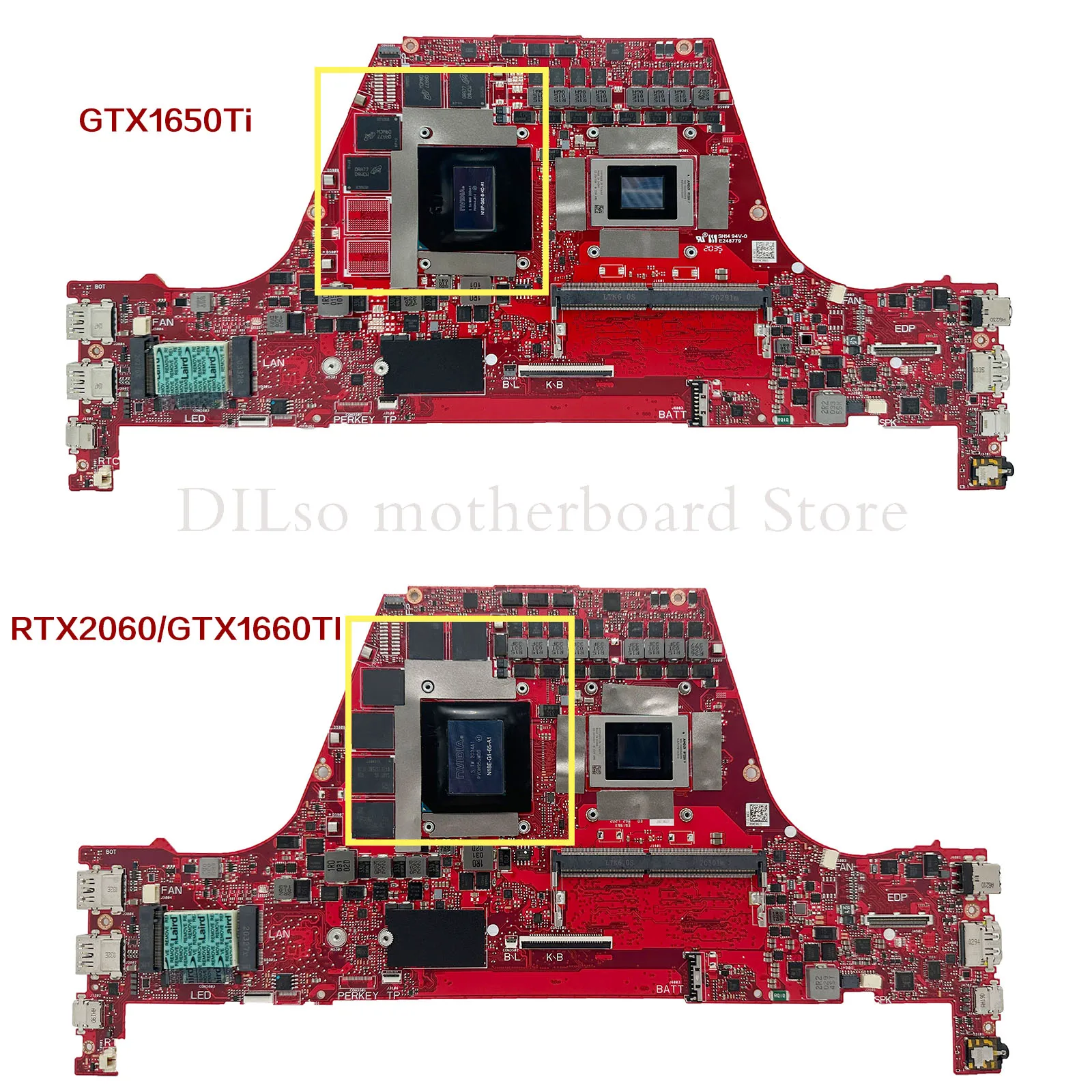 KEFU GA401IV Scheda Madre Del Computer Portatile Per ROG Zephyrus G14 GA401I GA401II Mainboard R7-4800H R9-4900H GTX1650TI GTX1660TI RTX2060 8GB