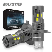Nuevo MAXGTRS 30000LM H4 bombilla de luces LED 9003 HB2 faros LED haz alto y bajo con ventilador inalámbrico 110W faro de coche 12V