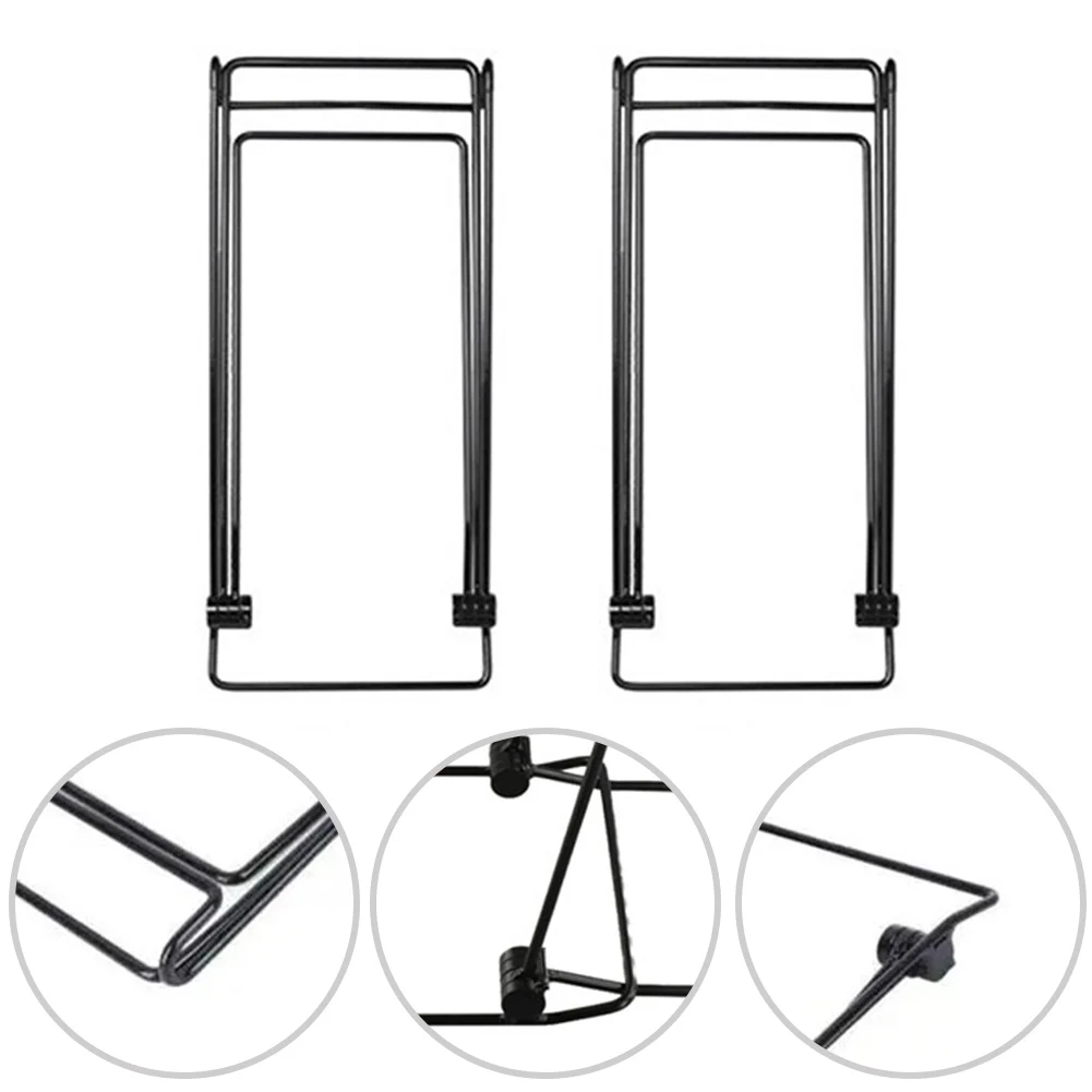 2pcs Solar Panel Fixing Brackets 0°-60° Tilt Angle Adjustable Solar Panel Holder Portable Folding Solar Panels Storage Parts