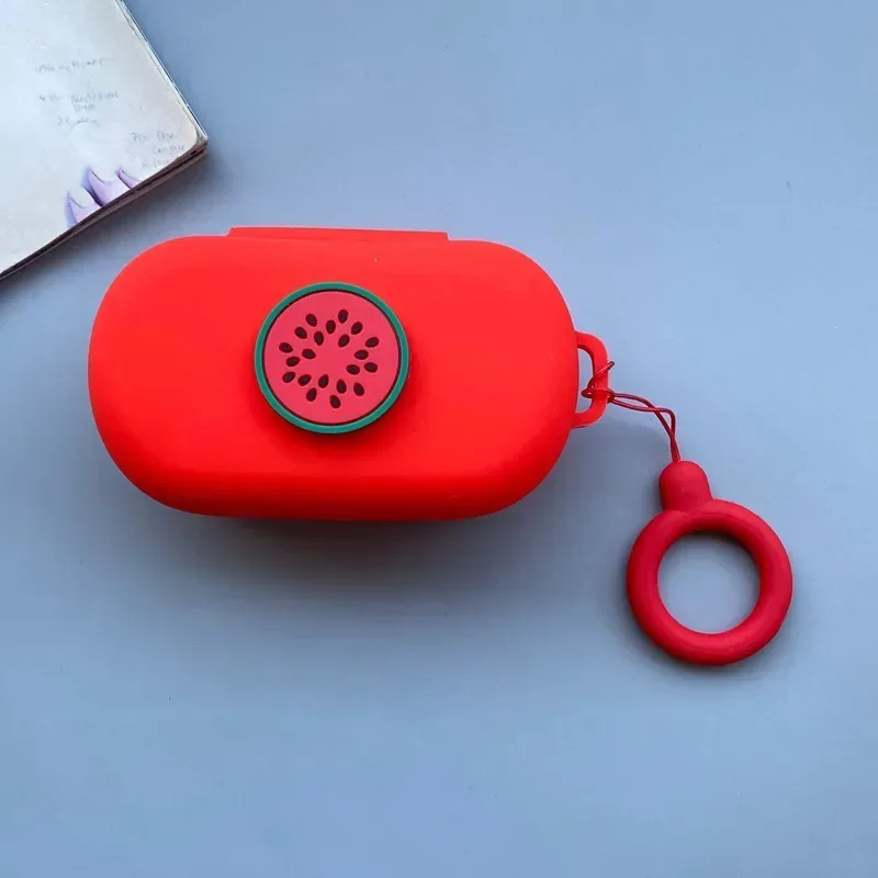 Cute Fruit Flower Silicone Cover for Bose QuietComfort Earbuds Case Noise Canceling Earbuds Shockproof Case Bluetooth Earphone