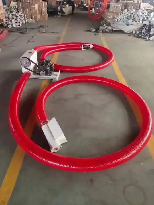 نقل الحبوب قشر الأرز، الذرة، الأرز الأرز. خرطوم مرن أنبوب اوجير ناقل لولبي 5 متر #5