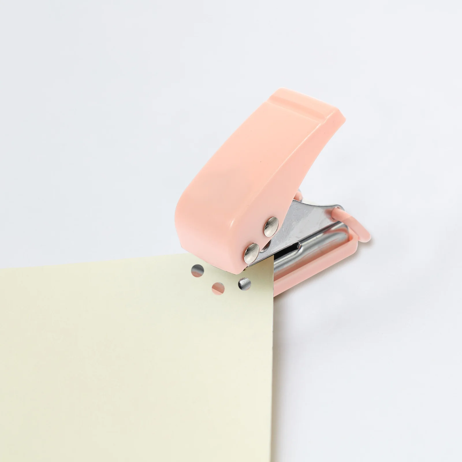 Mini Hole Punch Decorative Stapler For School Office Portable Stationery Desktop Organizer Students Durable Small Stapler