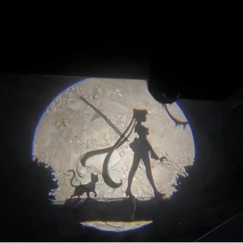 Luz de Boas-Vindas para Carro com Projetor de Anime Sailor Moon, Luzes de Atmosfera para Motocicleta, Acessório de Presente Fofo, Luminária de Chão, D