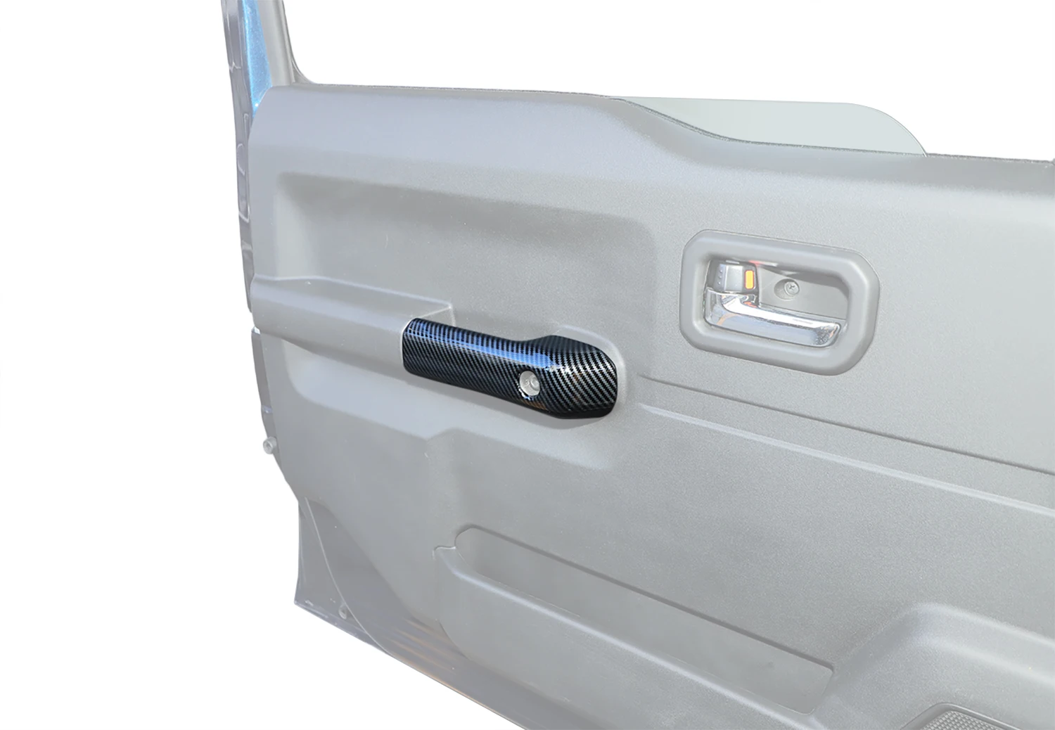 مقبض الباب الداخلي للسيارة مسند الذراع غطاء تزيين اللوحات ملصقات لسوزوكي جيمي 2/4-أبواب 2019-2025 اكسسوارات السيارات الداخلية ABS