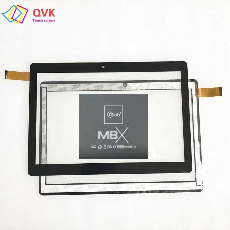 Black 10.1Inch For MLAB MBX 8717 Tablet PC Capacitive Touch Screen Digitizer Sensor External Glass Panel Model 8717