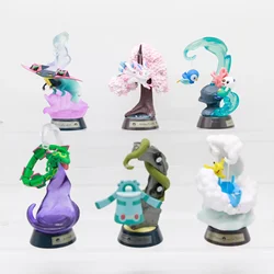 포켓몬 미니어처 스윙 비네팅 장면 블라인드 박스 소품 Rayquaza Bronzong Altaria Piplup Dragapult 피규어 장식품 모델 장난감