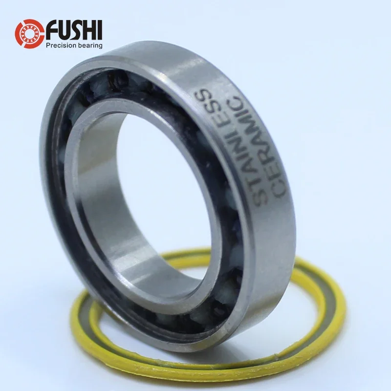 6902-2RS สแตนเลสแบริ่ง 15*28*7 มม. (1 ชิ้น) ABEC-3 6902 ฿จักรยานด้านหน้าด้านหลังฮับล้อ 15 28 7 ลูกเซรามิคแบริ่ง