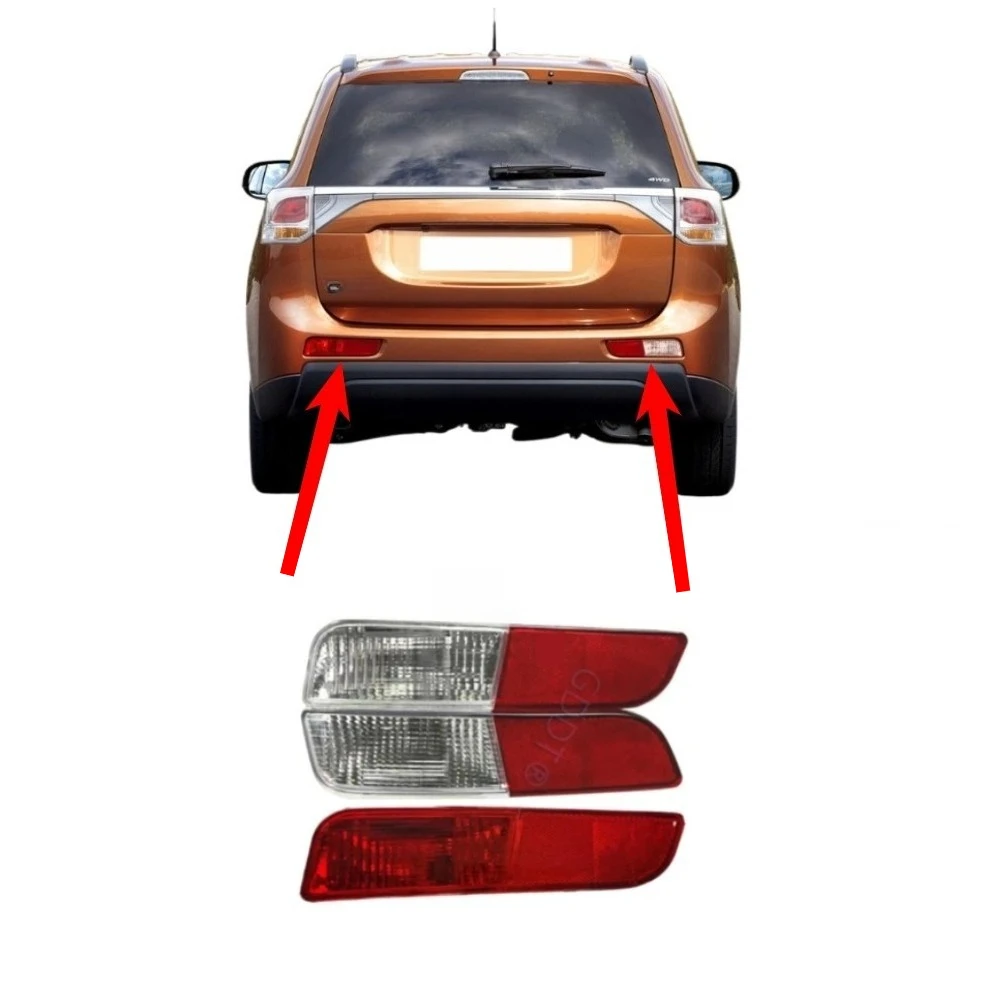 

1 Piece Rear Bumper Lamp for Outlander GF 2013-2014 8336A102 No Bulb Stop Lamps for Airtrek Fog Lights 8337A111