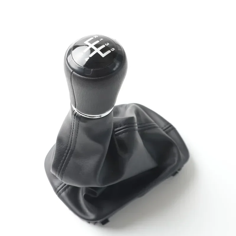 23mm Hole Car 5 Speed Gear Shift Knob for Audi A3 8L Since 1996-2003 Lever Stick Boot Cover Gaitor 1997 1998 1999 2000 2001 2002