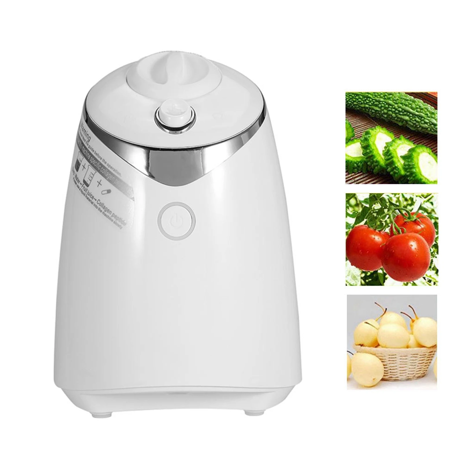 フルーツマスクマシン DIY 天然フルーツ野菜フェイスマスクメーカー フェイシャルケア フレッシュコラーゲン美容マシン 野菜マスクマシン