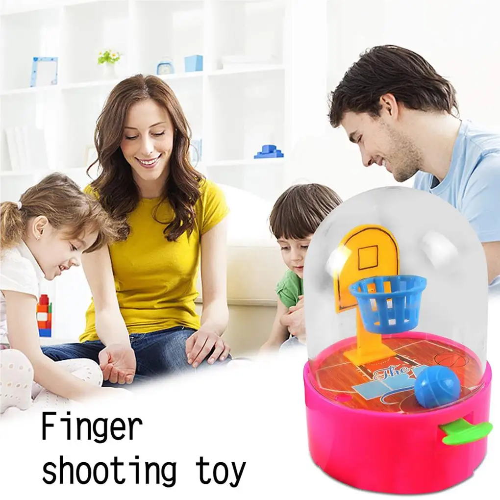 3 Pieces Mini Basketball Shooting Machine Toy Table Game Toys for