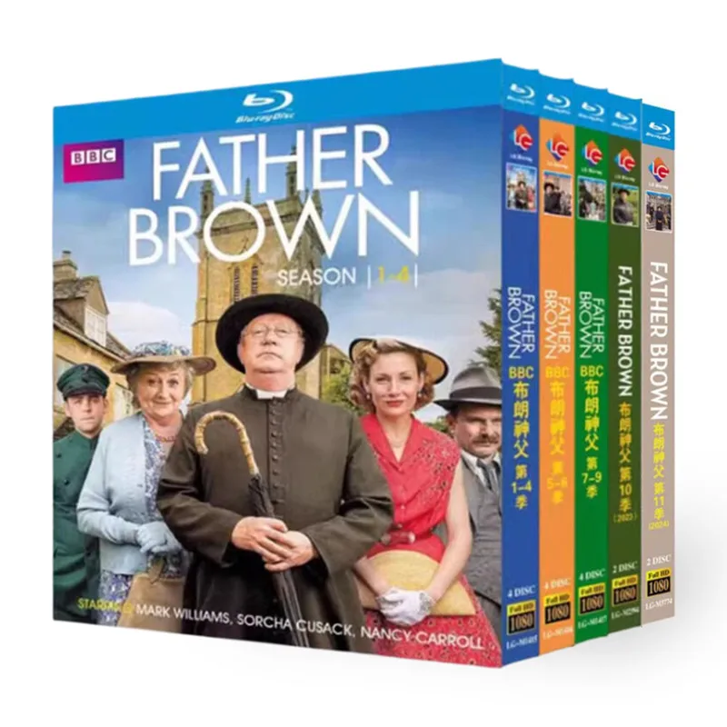 

Blu-ray Disc Box Set for BBC Father Brown Seasons 1-11 Ultra HD Blu-ray