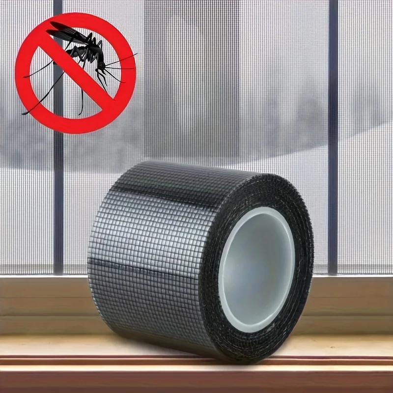 Strong Adhesive Screen Repair Tape, 1/2Pcs Practical Patch for Window & Door Mosquito Net Maintenance