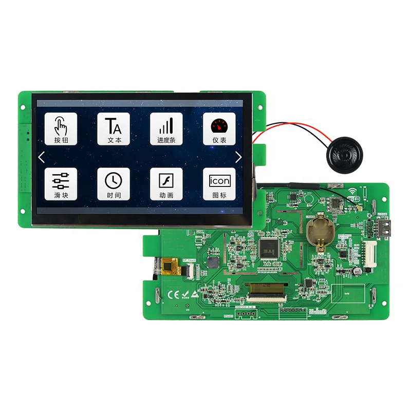 

7 Inch" TFT LCD Display Panel+Driver Board Capacitive Multi-touch Screen