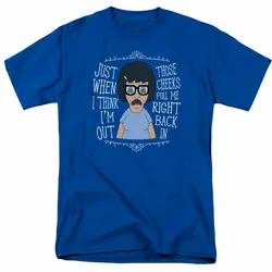 Bob's Burgers Pull Me In T Shirt Mens Licensed Cartoon Merch Tina Belcher Royal