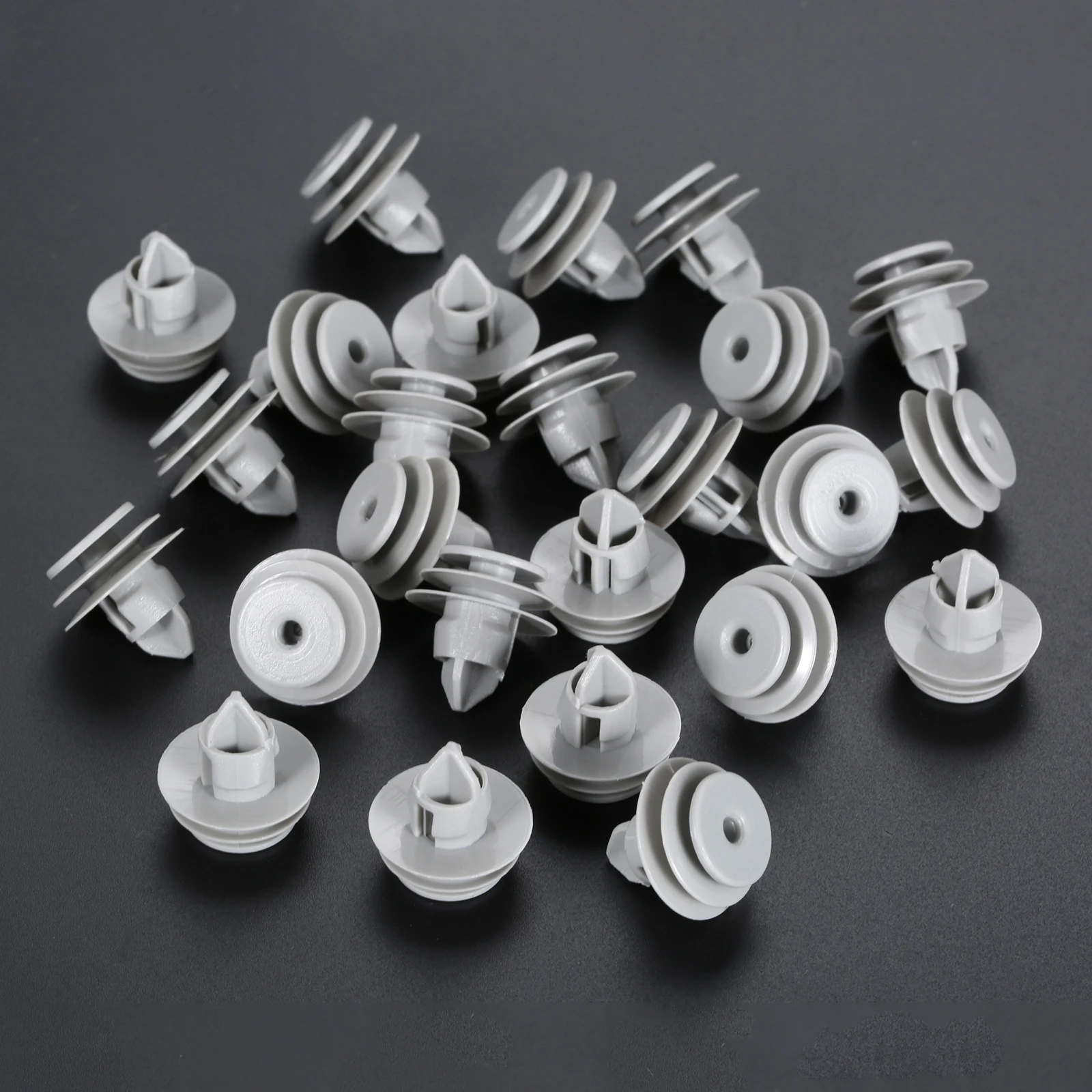 25x Interior Door Card Panel Grey Trim Clips for Honda Civic CR-V Accord Jazz 91560-slj-j01 Panel Trim Attaching Accessories - Image 6