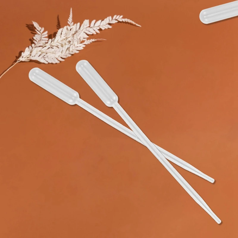200PCS Graduated Pipettes Dropper Polyethylene (0.5Ml)